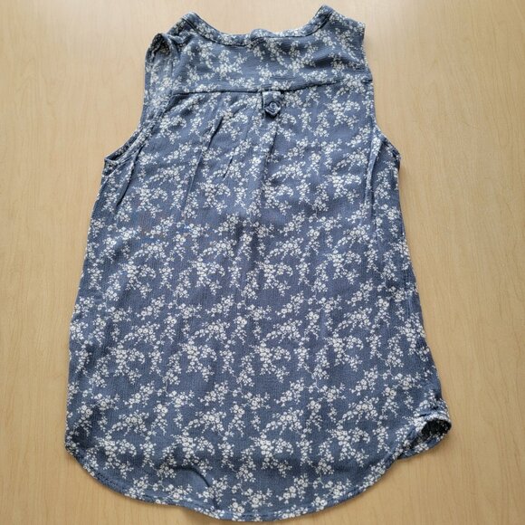Market&Spruce Tank Floral Blue Medium - Picture 3 of 3
